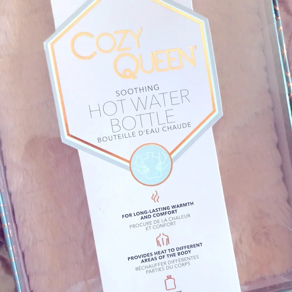 TheraWell CozyQueen Soft Furry Hot Water Bottle NIB